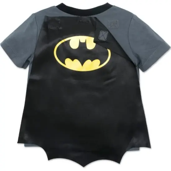 DC Comics Justice League Batman Toddler Boys Caped Graphic T-Shirt & Cape Set  image {1}