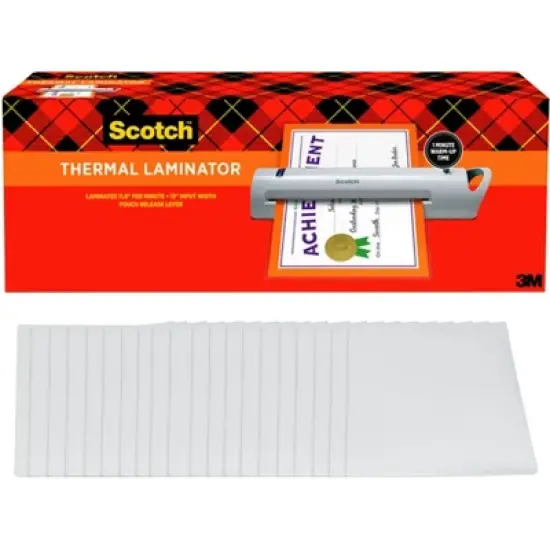 Scotch Advanced Thermal Laminator with Laminating Pouches, 13 Inch Throat image {2}