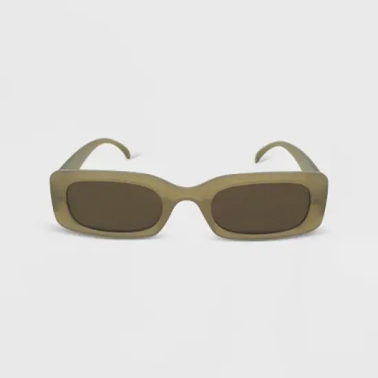 Women's Solid Plastic Rectangle Sunglasses - Wild Fable&trade; image {3}