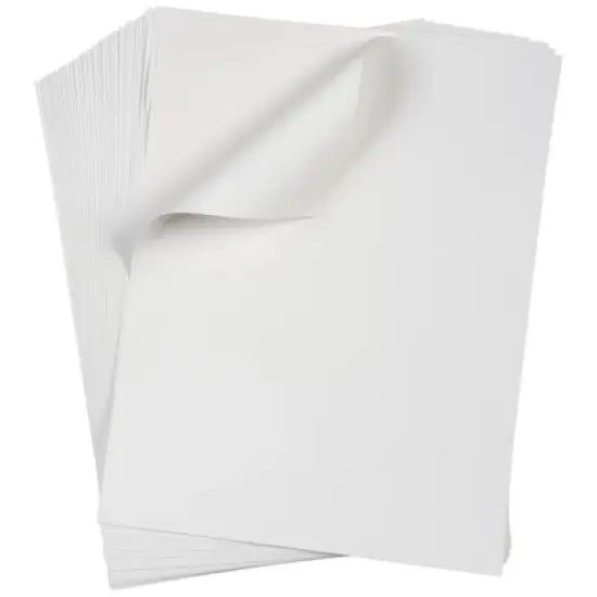 Array&reg; Dry Erase Sheets, Self-Adhesive, White, 8-1/2" x 11", 30 Sheets image {1}