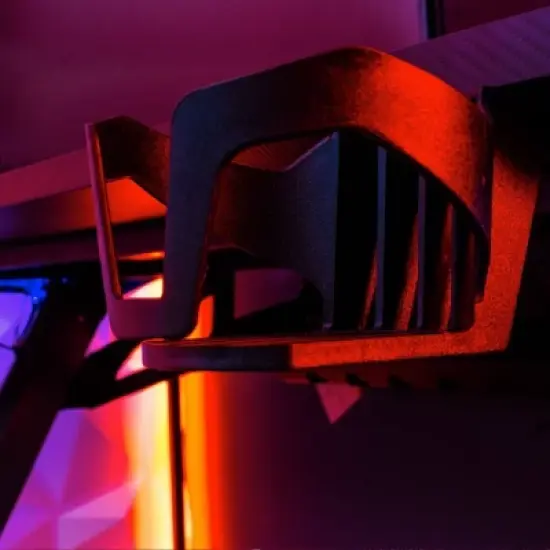 Lynx LED Gaming Desk Black - X Rocker image {9}