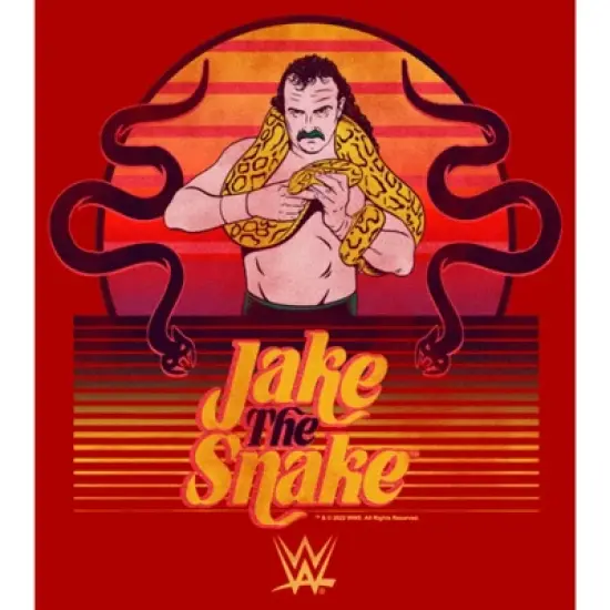 Men's WWE Jake the Snake Retro T-Shirt image {1}