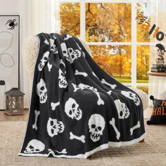 Snuggle Sac Ultra-Soft Halloween Throw Blanket, Seasonal Decorative Blanket 50*60" image {12}