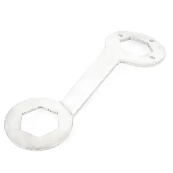 Unique Bargains Hexagon Spanner Repair Tool Metal 36mm 38mm Silver Tone image {1}