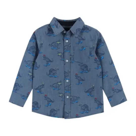 Andy & Evan  Toddler  Boys Navy Check Intarsia Sweater Zip-Up Set image {3}