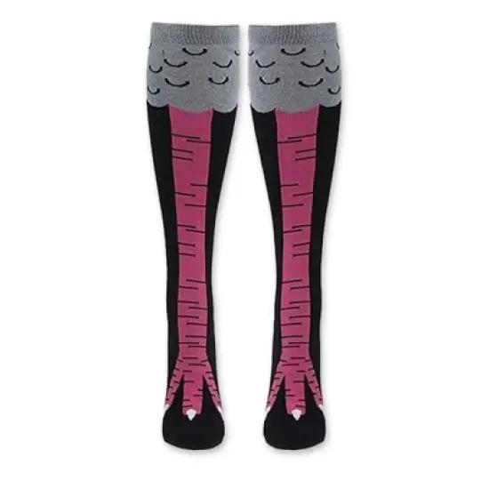 Funny Chicken Leg Knee High Socks (Women's Sizes, Adult Medium) image {7}