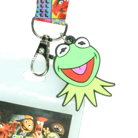 The Muppets Cast Character Design Lanyard with ID Badge Holder and Charm image {2}