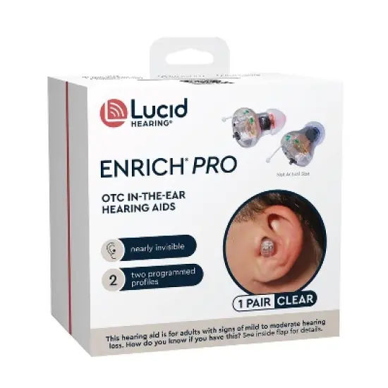 Lucid Audio Hearing Aid - Enrich Pro ITE image {5}
