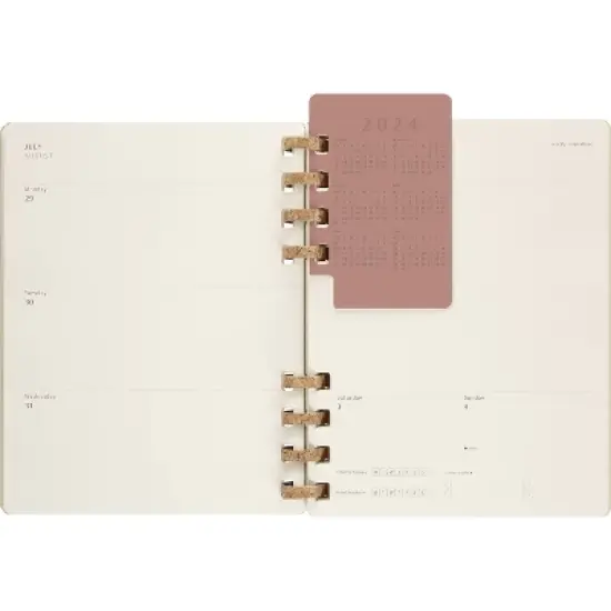 Moleskine 2024 Weekly Planner Spiral XL 10"x7.55" Kiwi image {10}
