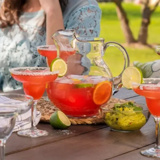 Libbey Acapulco Glass Pitcher Set, 89 ounce, Set of 2 image {3}