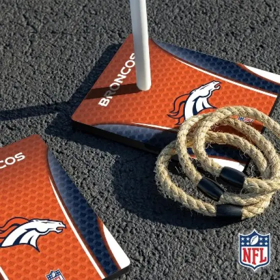 NFL Denver Broncos Solid Wood Quoits Toss Game image {4}