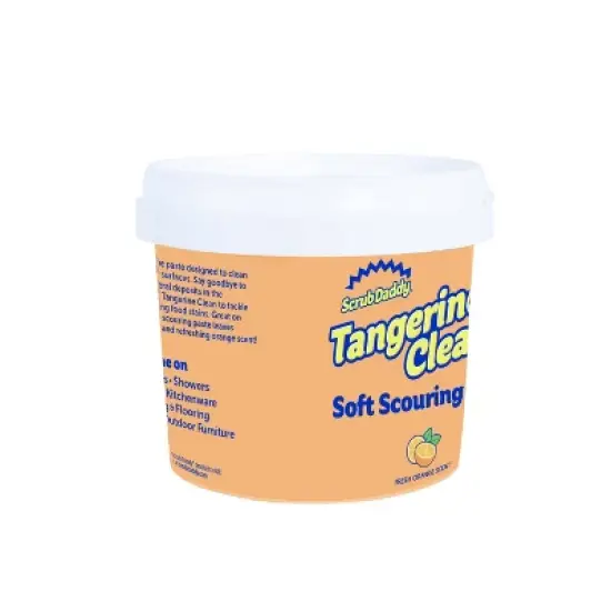 Scrub Daddy Tangerine Clean Natural Cleaning Paste - Fresh Orange Scent image {2}