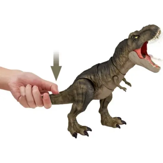 Jurassic World: Dominion Thrash 'n Devour Tyrannosaurus Rex Dinosaur Figure image {2}