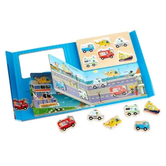 Melissa & Doug Book & Puzzle Play Set: To the Rescue image {3}