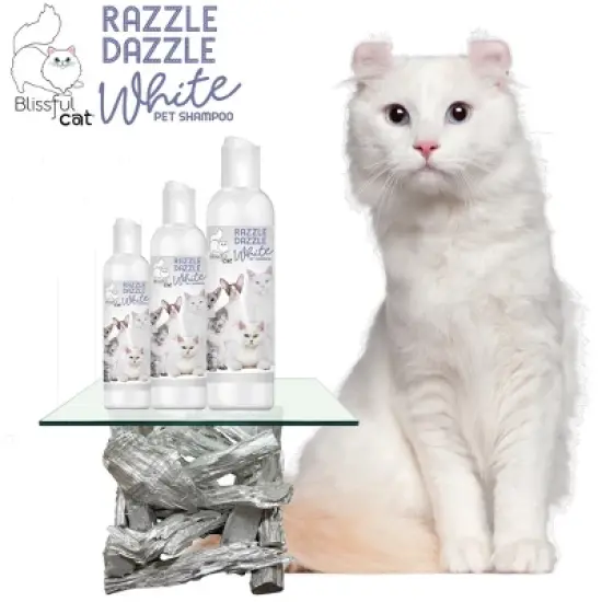 The Blissful Cat Razzle Dazzle White Cat Shampoo image {3}