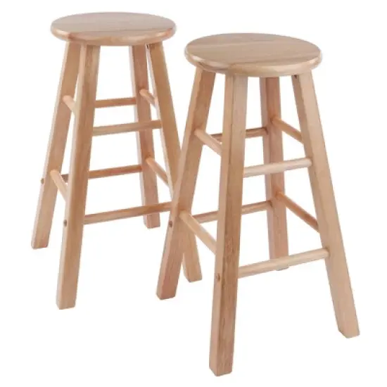 2pc 24" Element Counter Height Barstools - Winsome image {7}