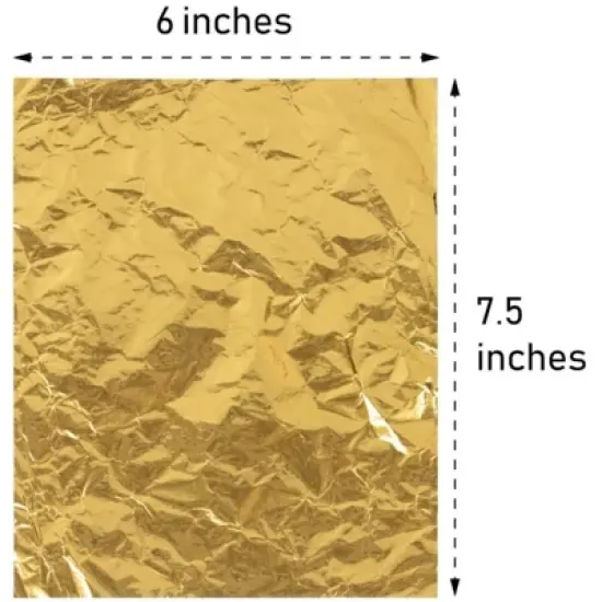 Juvale 200 Pack Gold Foil Candy Wrappers for Caramels Chocolates and Party Favors, 6 x 7.5 In image {7}