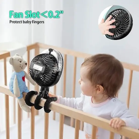 Misting stroller fan image {5}