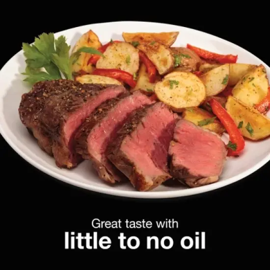 Proctor Silex Air Fryer - Black: 3 Qt Capacity, 1700W, Dishwasher-Safe Parts, Electric Kitchen Appliance image {1}