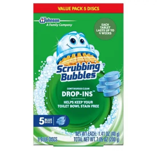 Scrubbing Bubbles Continuous Clean Drop-Ins Toilet Bowl Cleaner image {11}