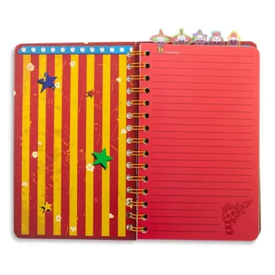 Silver Buffalo Killer Klowns From Outer Space 5-Tab Spiral Notebook With 75 Sheets image {1}
