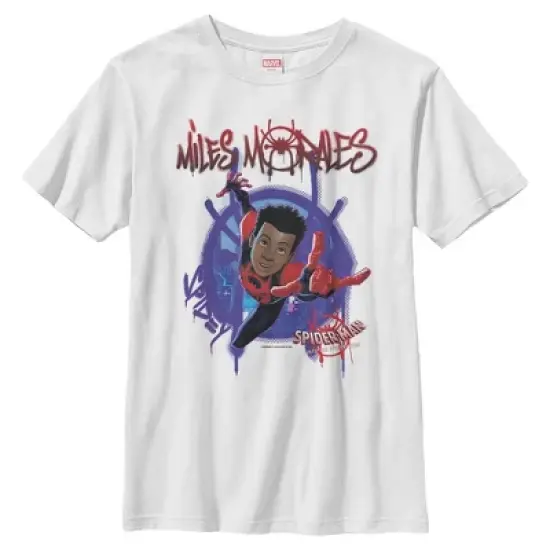 Boy's Marvel Spider-Man: Into the Spider-Verse Miles Morales Splat T-Shirt image {5}