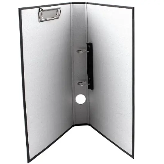 Unique Bargains Office Ring Binder Clip Clamp A4 Files Folders Gray 1 Pc image {4}