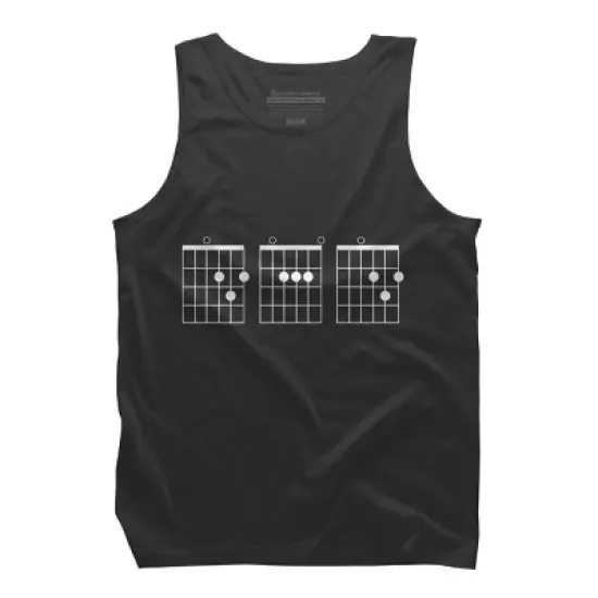 Men's Design By Humans Rocking Dad Guitar Chords By HoangCathrine Tank Top image {3}