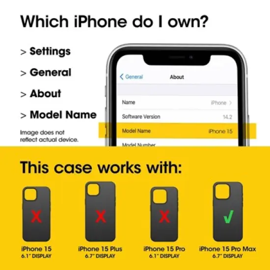 OtterBox Apple iPhone 15 Pro Max Symmetry Series Clear Case with MagSafe - Clear image {3}