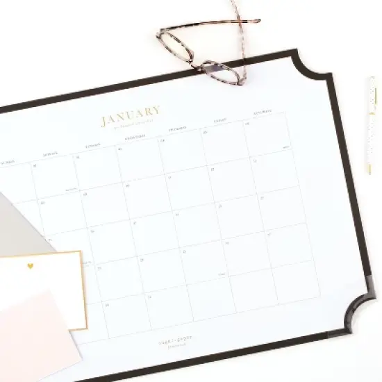 Sugar Paper Essentials 2024 Desk Calendar 15.625"x22" White image {2}