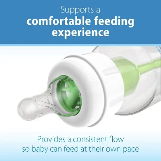 Dr. Brown's Level 2 Narrow Baby Bottle Silicone Nipple - Medium Flow - 2pk - 3m+ image {4}