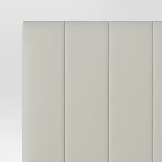 Dorm Twin Bed Cream - Room Essentials&trade;: Upholstered Headboard, Plywood Frame, No Box Spring Needed image {3}
