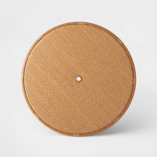 Britanna 4 Person Round Patio Dining Table Brown - Opalhouse&trade; image {3}