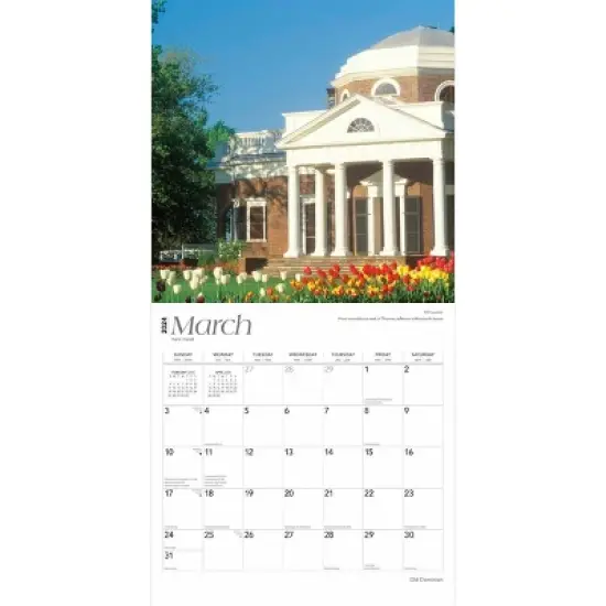 Browntrout 2024 Wall Calendar 12"x12" Old Dominion image {2}