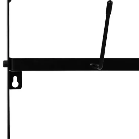 Sorbus 6-Tier Wall Mounted Metal Mug Holder Rack - Display Organizer for Coffee Mugs, Tea Cups, Mason Jars, and More &ndash; Holds 27 Mugs image {9}