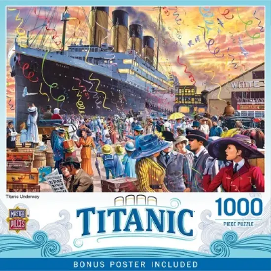 MasterPieces 1000 Piece Jigsaw Puzzle - Titanic Underway - 19.25"x26.75" image {1}