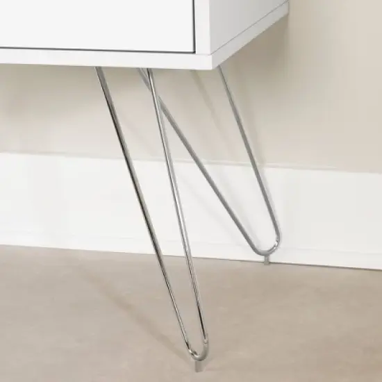 Slendel Nightstand Pure White - South Shore image {4}