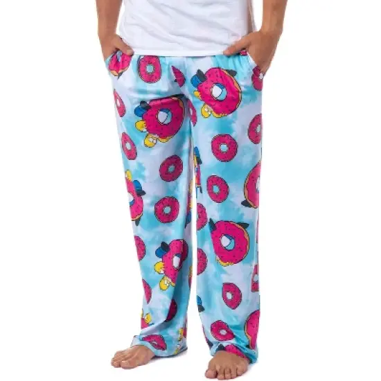 The Simpsons Homer Simpson Tie Dye Sprinkles Donuts Lounge Pajama Pants For Men image {5}