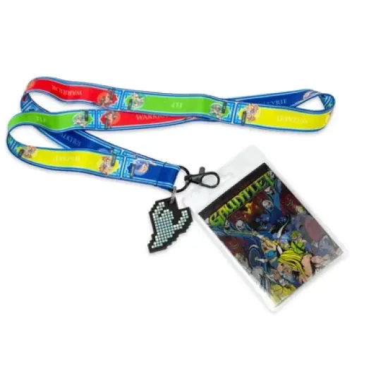 Crowded Coop Midway Arcade Games Lanyard w/ ID Holder & Charm - Gauntlet image {7}