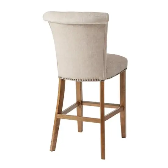 30" Lorsted Barstool Cream image {4}