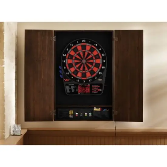 Viper Metropolitan Espresso Soft Tip Dartboard Cabinet image {7}