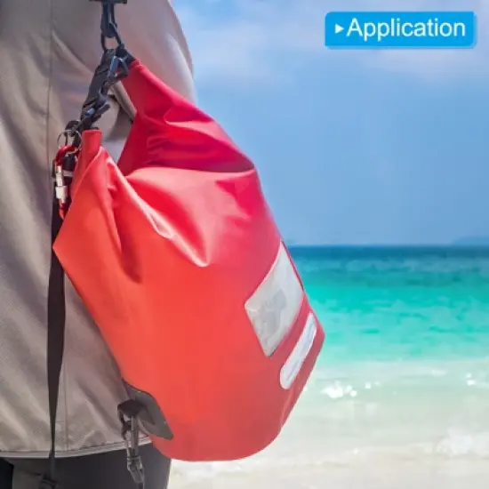 Unique Bargains Boating Kayaking Rafting Clear Window Floating Waterproof Dry Bag 10L image {5}