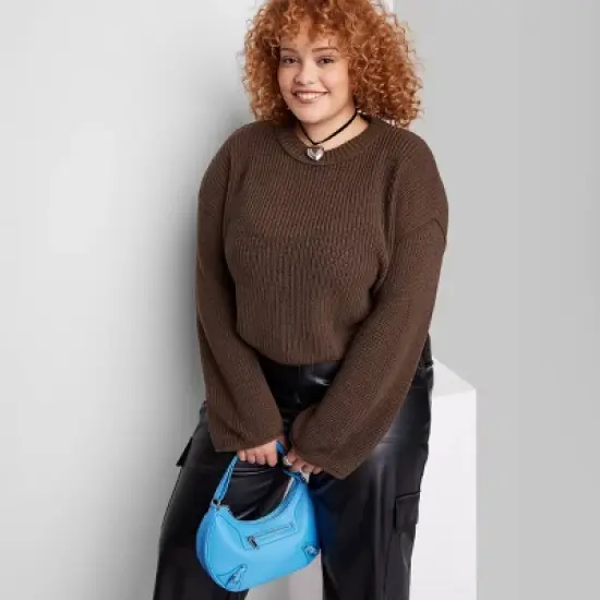 Women's Crewneck Boxy Pullover Sweater - Wild Fable&trade; image {4}