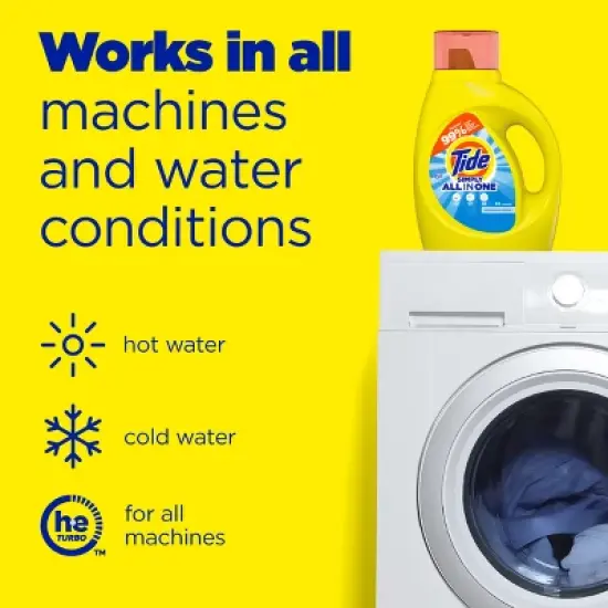 Tide Simply Refreshing Breeze Liquid Laundry Detergent - Clean & Fresh image {4}