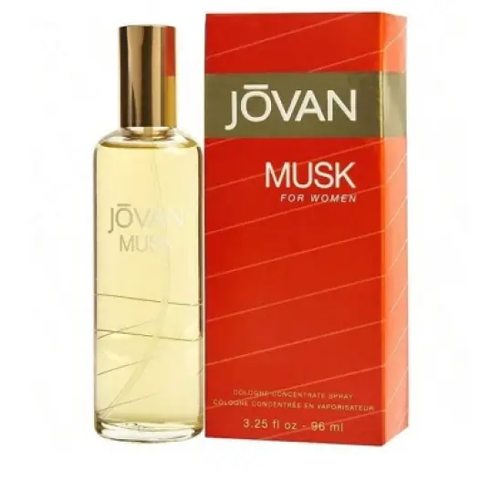 Jovan Musk By Jovan Women Musk, Jasmine, Neroli, Bergamot Cologne Concentrated Spray 3.25 Oz image {1}