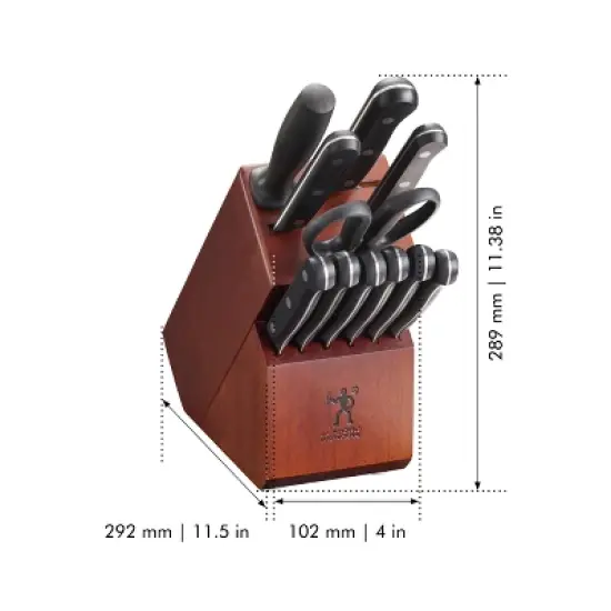 HENCKELS Solution 12-pc Knife Block Set image {2}