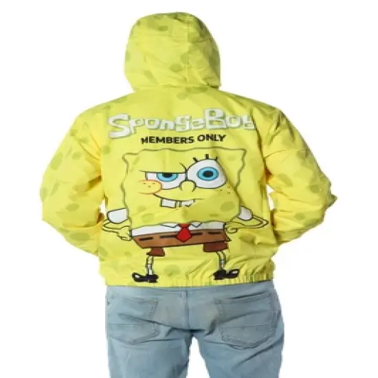 Members Only Men's Spongebob Windbreaker Jacket image {3}