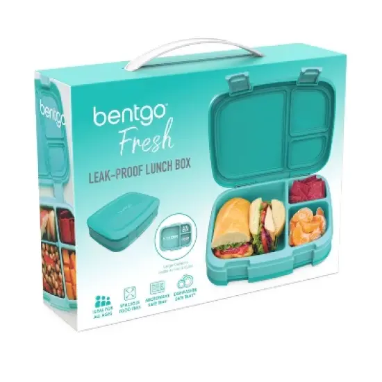 Bentgo Fresh Leakproof Versatile 4 Compartment Bento-Style Lunch Box with Removable Divider image {8}