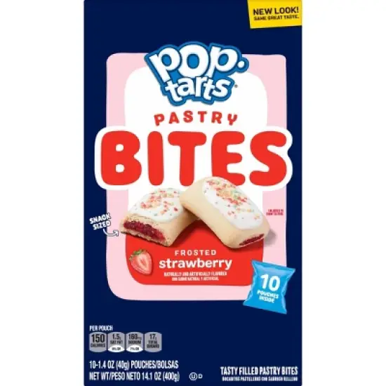 Pop-Tarts Bites Frosted Strawberry Pastries - 10ct /14.1oz image {10}