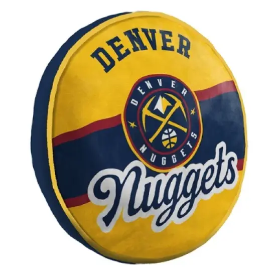 NBA Denver Nuggets 15'' Varsity Cloud Pillow image {1}